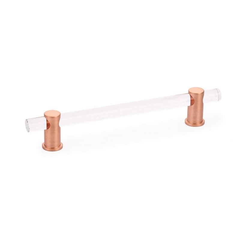 6" Lumiere Cabinet Pull, Brushed Rose Gold