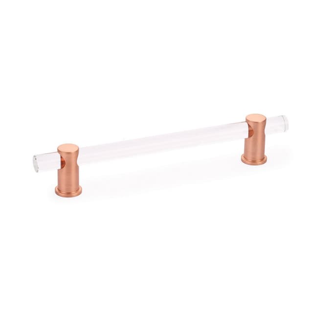 6" Lumiere Cabinet Pull, Brushed Rose Gold