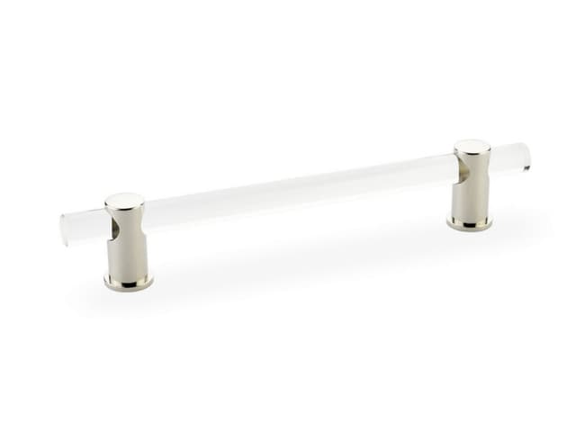 6" Lumiere Cabinet Pull, Polished Nickel
