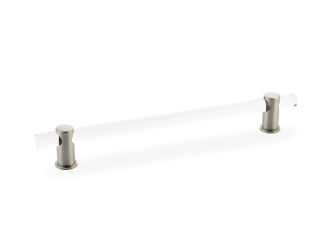 8" Lumiere Cabinet Pull, Satin Nickel