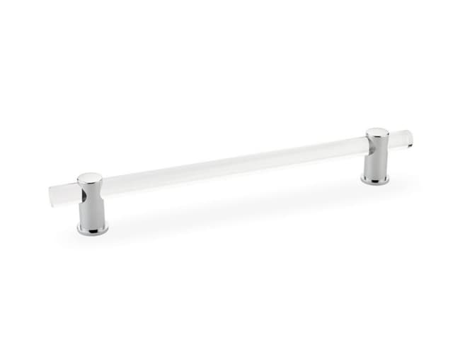 8" Lumiere Cabinet Pull, Polished Chrome