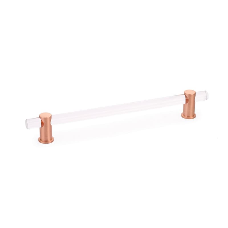 8" Lumiere Cabinet Pull, Brushed Rose Gold