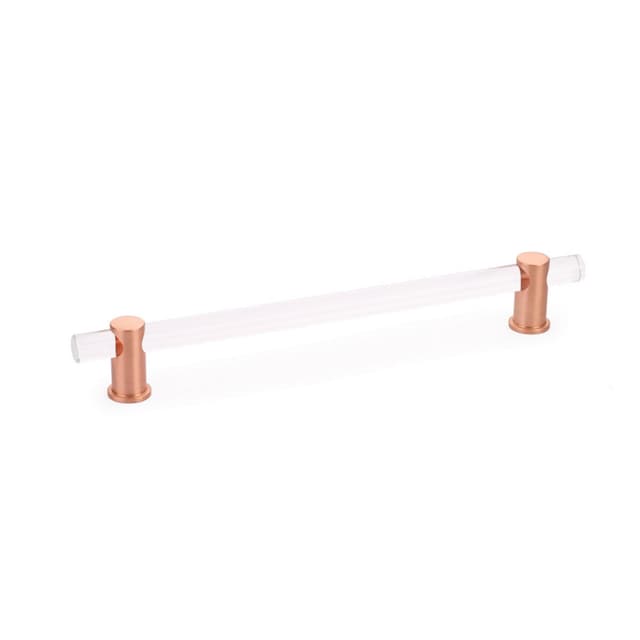 8" Lumiere Cabinet Pull, Brushed Rose Gold
