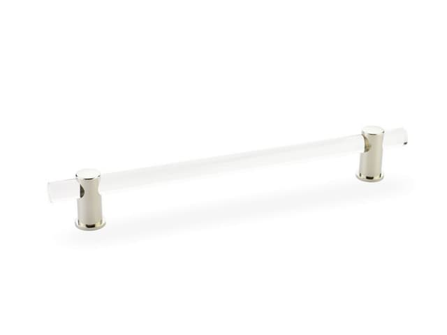 8" Lumiere Cabinet Pull, Polished Nickel