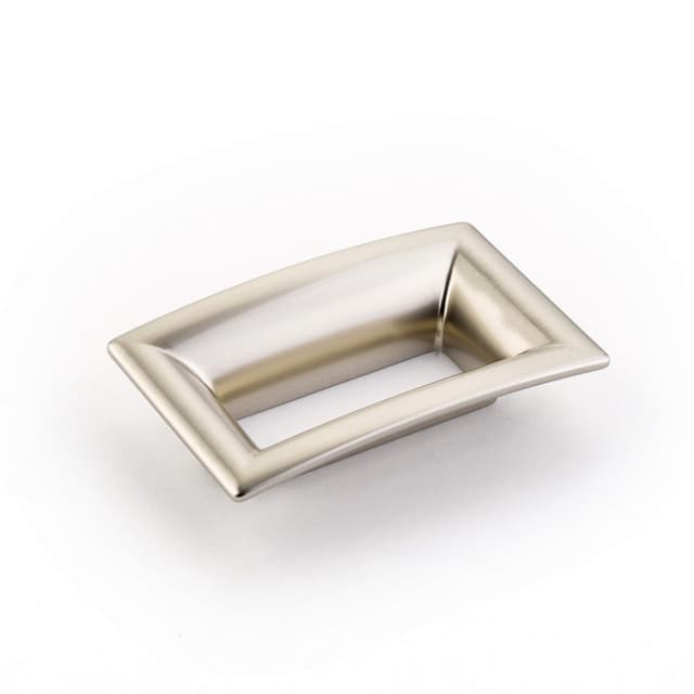 64mm Finestrino Contemporary Cabinet Pull, Satin Nickel