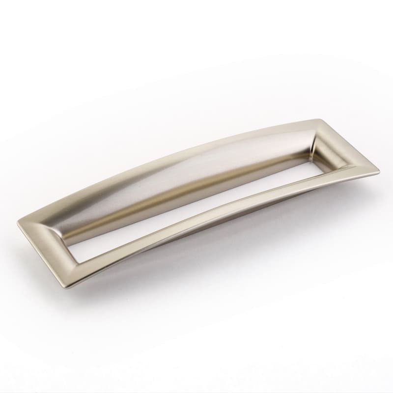 6-5/16" Finestrino Contemporary Cabinet Pull, Satin Nickel