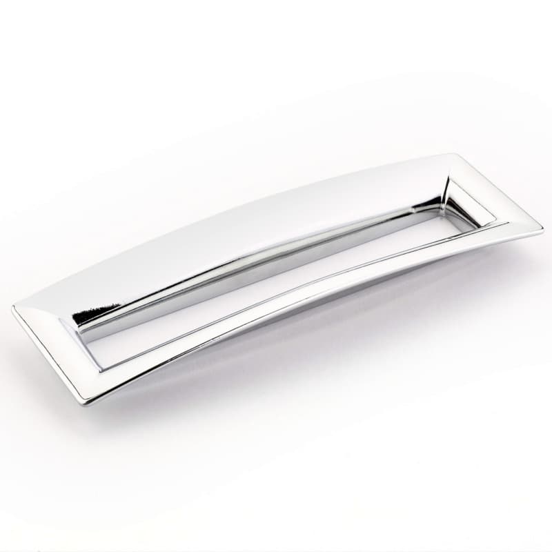 6-5/16" Finestrino Contemporary Cabinet Pull, Polished Chrome