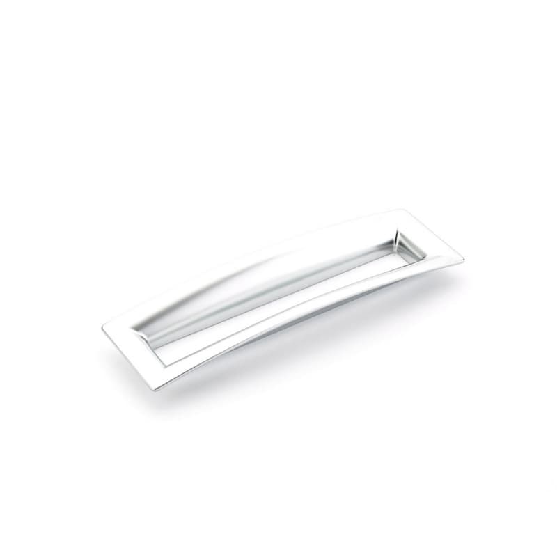 6-5/16" Finestrino Contemporary Cabinet Pull, Matte Chrome