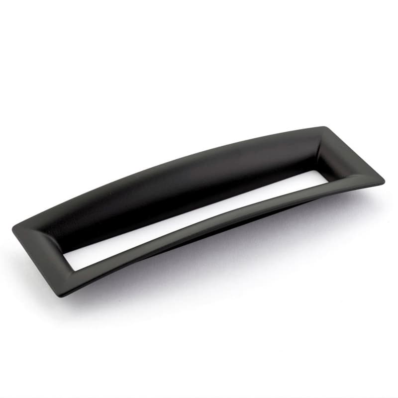 6-5/16" Finestrino Contemporary Cabinet Pull, Matte Black