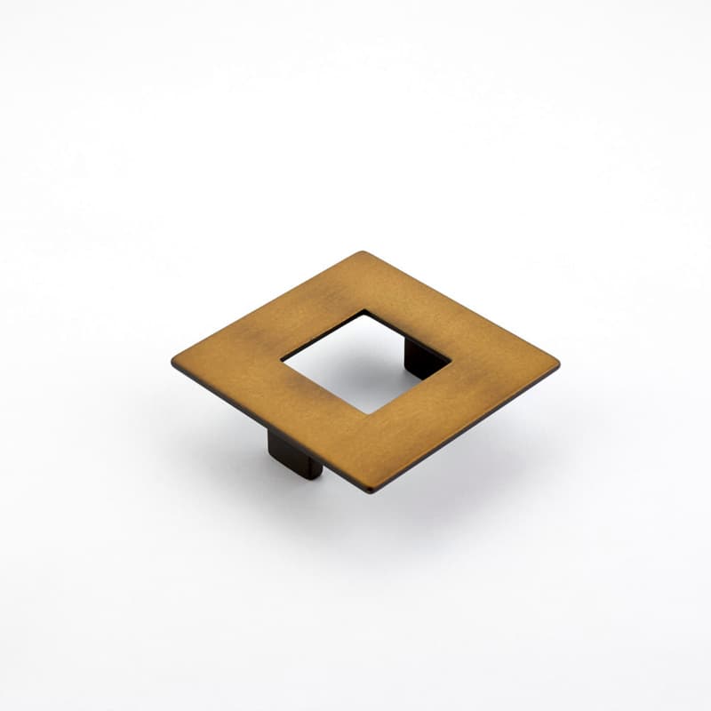 64mm Finestrino Cabinet Pull, Burnished Bronze