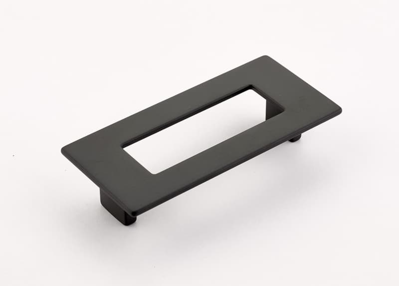 3-3/4" Finestrino Cabinet Pull, Matte Black
