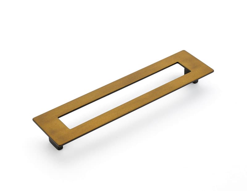 7-9/16" Finestrino Cabinet Pull, Burnished Bronze