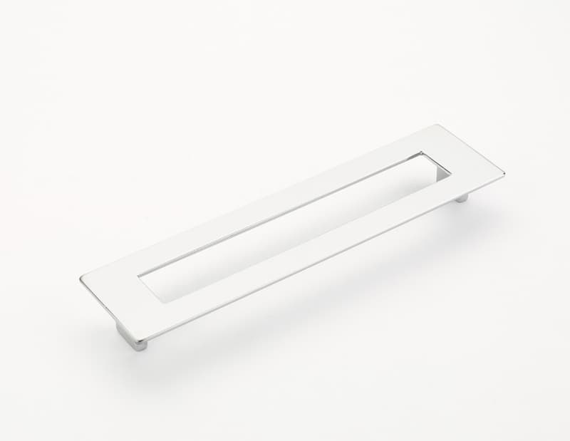 7-9/16" Finestrino Cabinet Pull, Matte Chrome