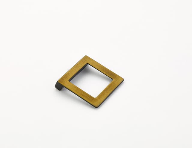 32mm Finestrino Cabinet Pull, Burnished Bronze