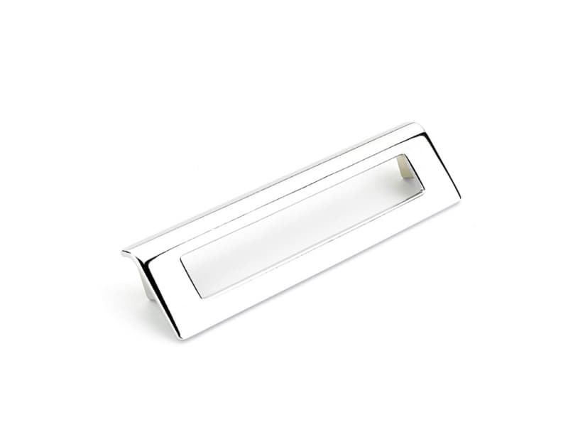 6-5/16" Finestrino Cabinet Pull, Polished Chrome