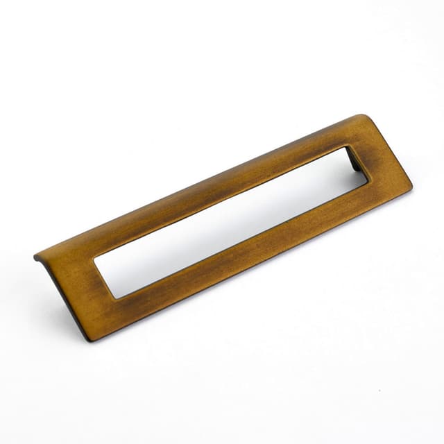 6-5/16" Finestrino Cabinet Pull, Burnished Bronze