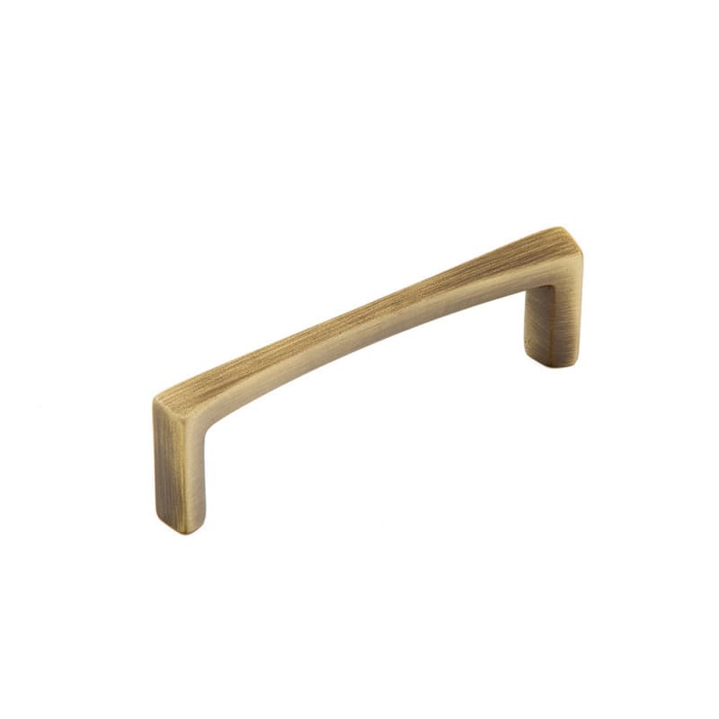4" x 1-1/8" Italian Contemporary Cabinet Pull, Light Bronze