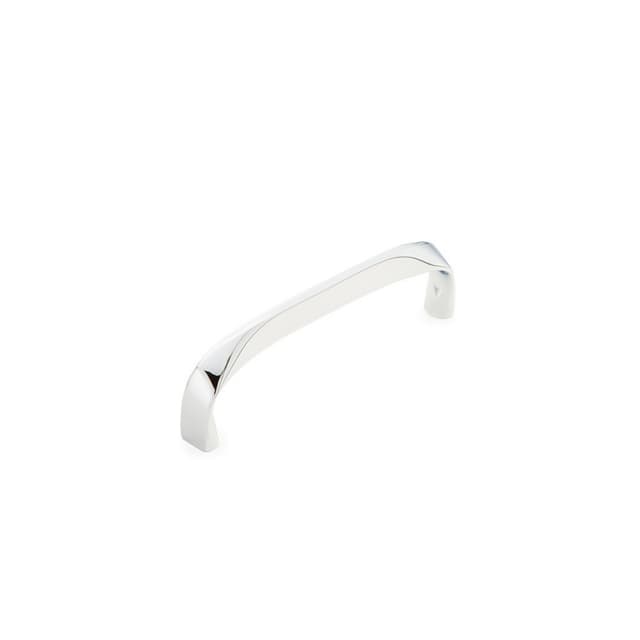 4" x 1-3/16" Italian Contemporary Cabinet Pull, Polished Chrome