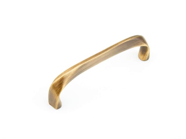 4" x 1-3/16" Italian Contemporary Cabinet Pull, Light Bronze
