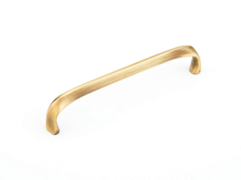 6" Italian Contemporary Cabinet Pull, Light Bronze