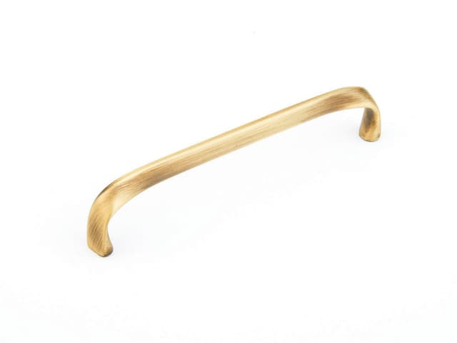 6" Italian Contemporary Cabinet Pull, Light Bronze