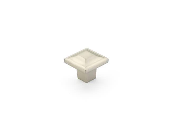 1-1/4" Menlo Park Square Cabinet Knob, Satin Nickel
