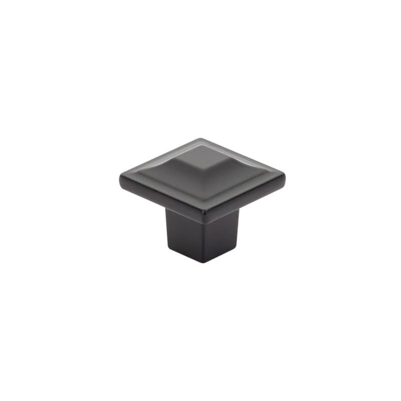 1-1/4" Menlo Park Square Cabinet Knob, Matte Black