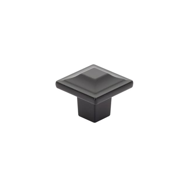 1-1/4" Menlo Park Square Cabinet Knob, Matte Black