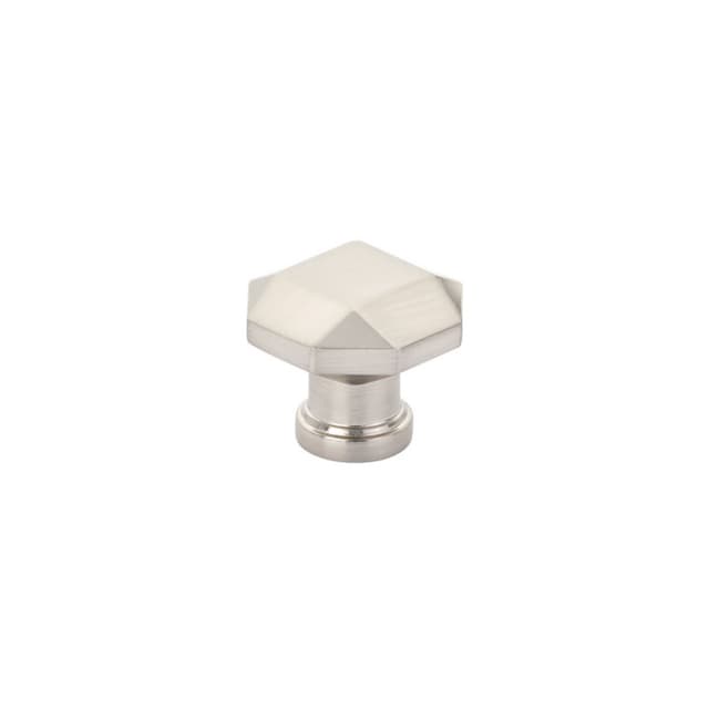 1-1/4" Menlo Park Faceted Cabinet Knob, Brushed Nickel