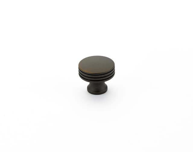 1-1/4" Menlo Park Round Cabinet Knob, Ancient Bronze