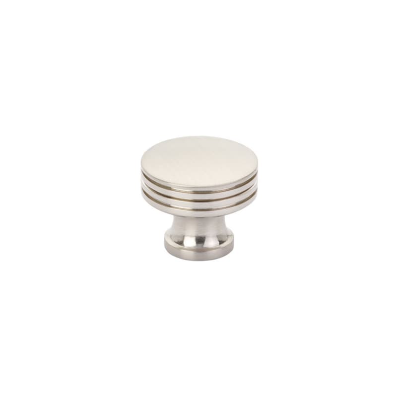 1-1/4" Menlo Park Round Cabinet Knob, Brushed Nickel
