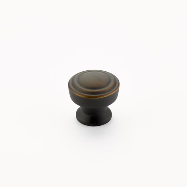 1-1/4" Menlo Park Cabinet Knob, Ancient Bronze