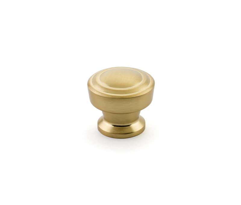 1-1/4" Menlo Park Cabinet Knob, Signature Satin Brass