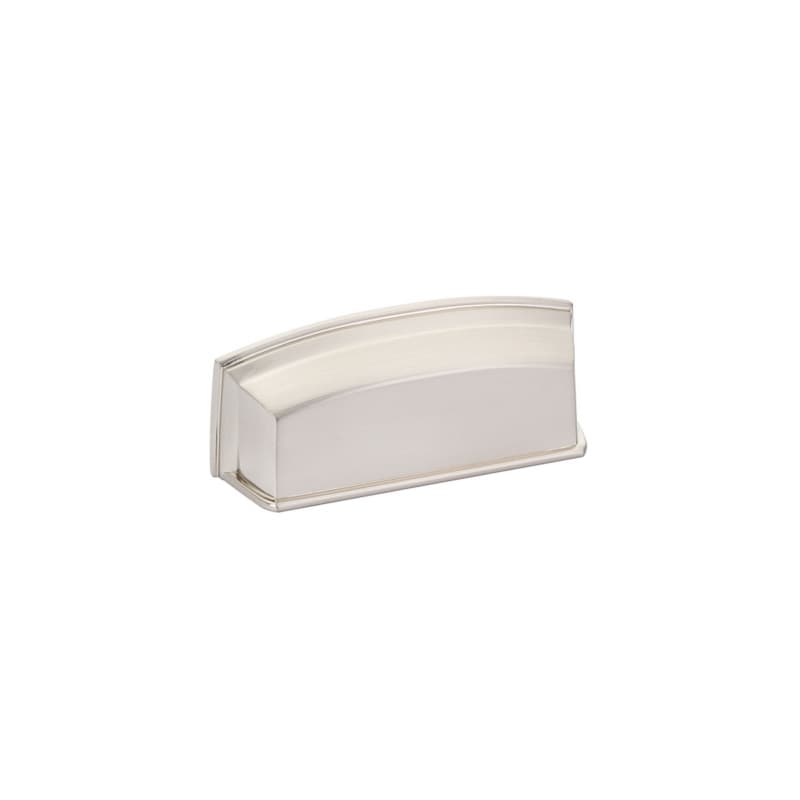 3-1/2" Menlo Park Cup Pull, Brushed Nickel
