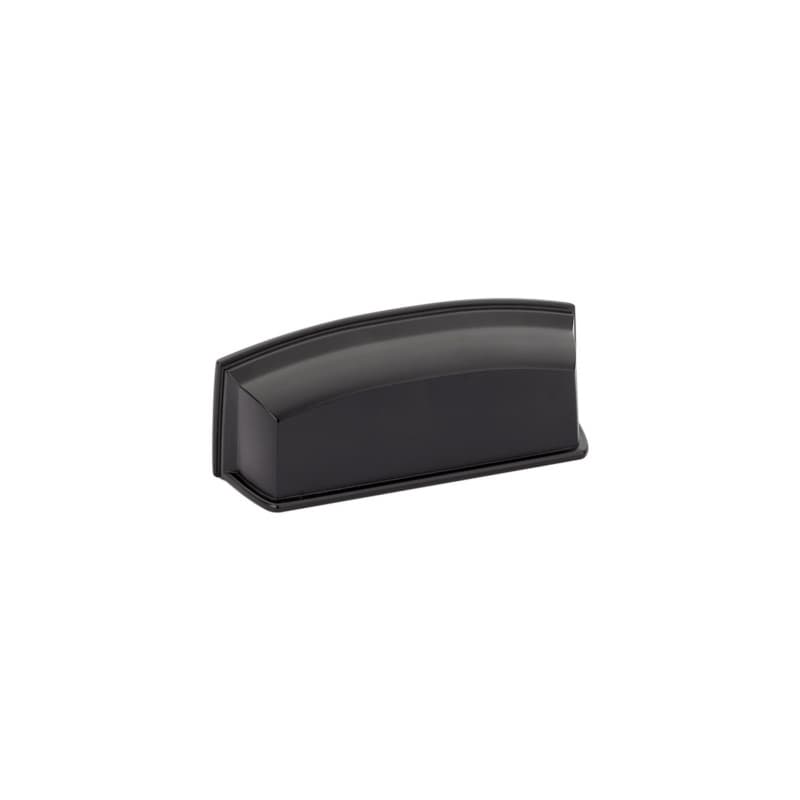 3-1/2" Menlo Park Cup Pull, Matte Black