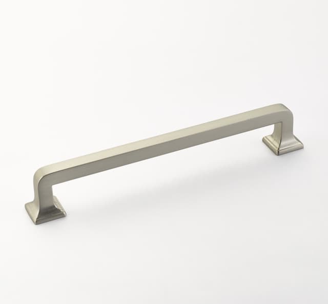 6" Menlo Park Cabinet Pull, Satin Nickel