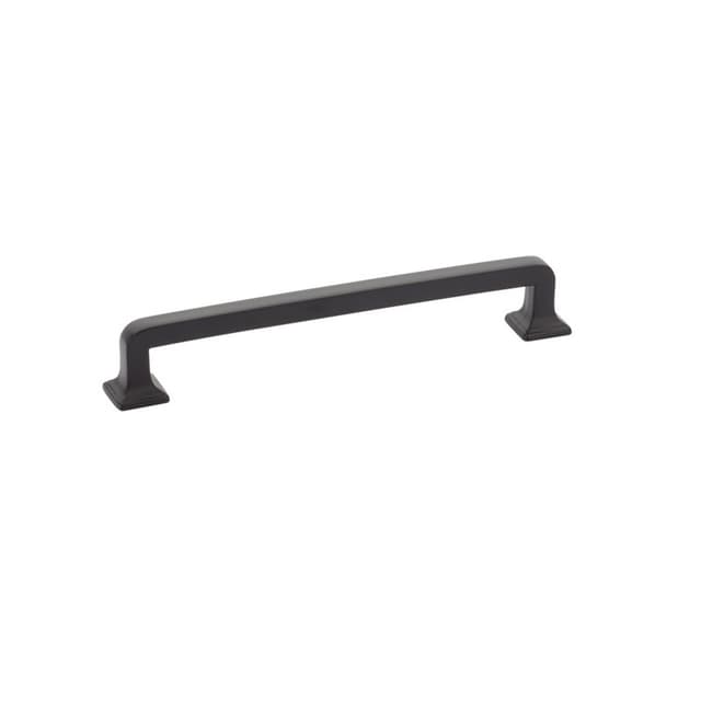 6" Menlo Park Cabinet Pull, Matte Black
