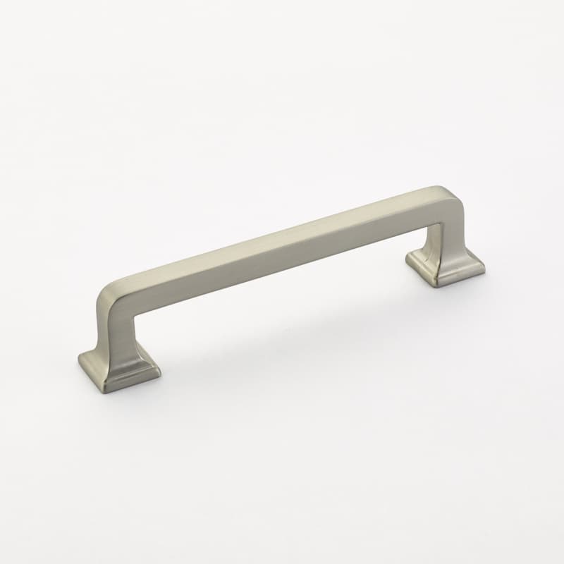 4" Menlo Park Cabinet Pull, Satin Nickel