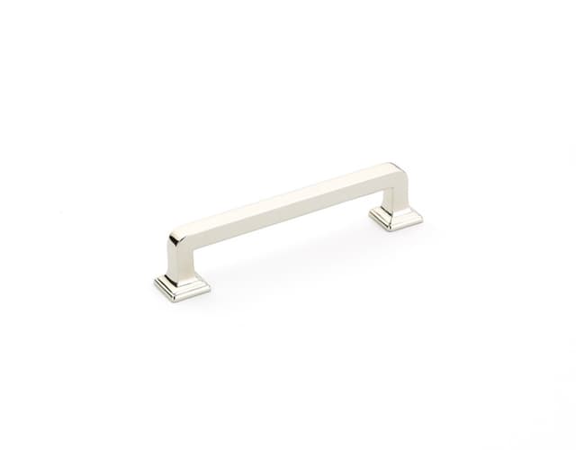 4" Menlo Park Cabinet Pull, Polished Nickel