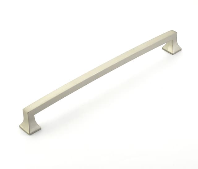 15" Menlo Park Arched Appliance Pull, Satin Nickel