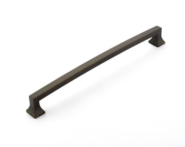 15" Menlo Park Arched Appliance Pull, Ancient Bronze