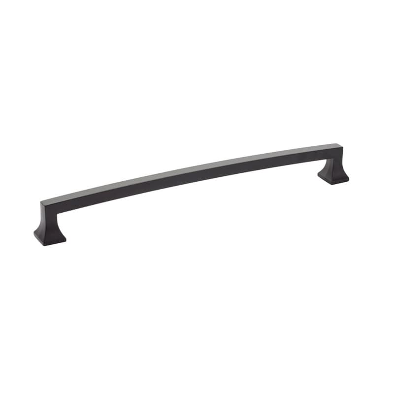 15" Menlo Park Arched Appliance Pull, Matte Black