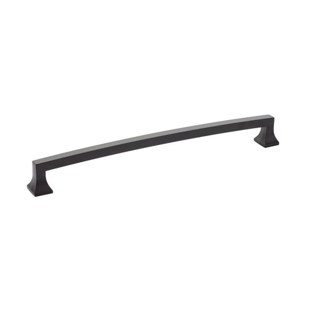 15" Menlo Park Arched Appliance Pull, Matte Black
