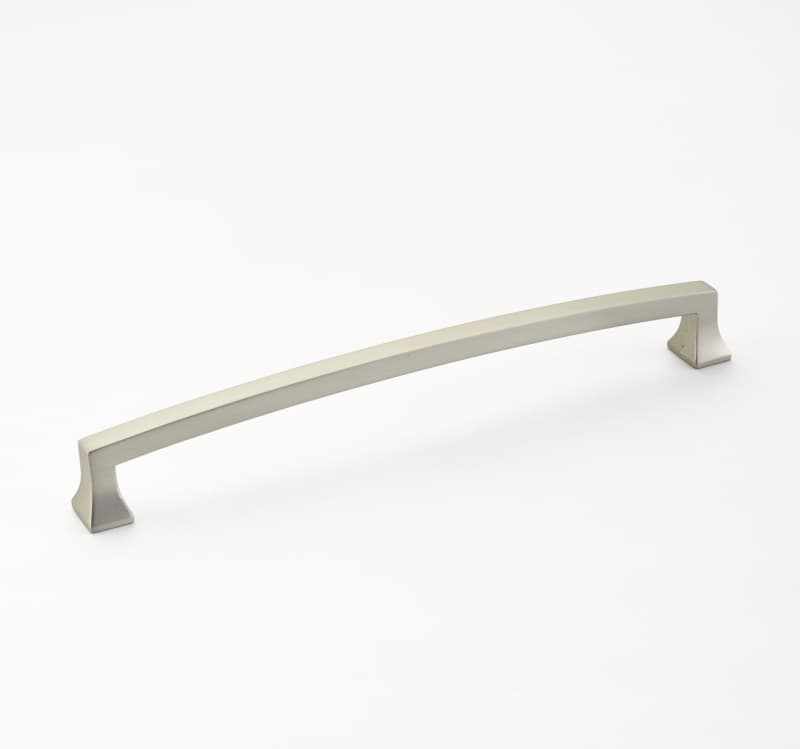 8" Menlo Park Arched Cabinet Pull, Satin Nickel