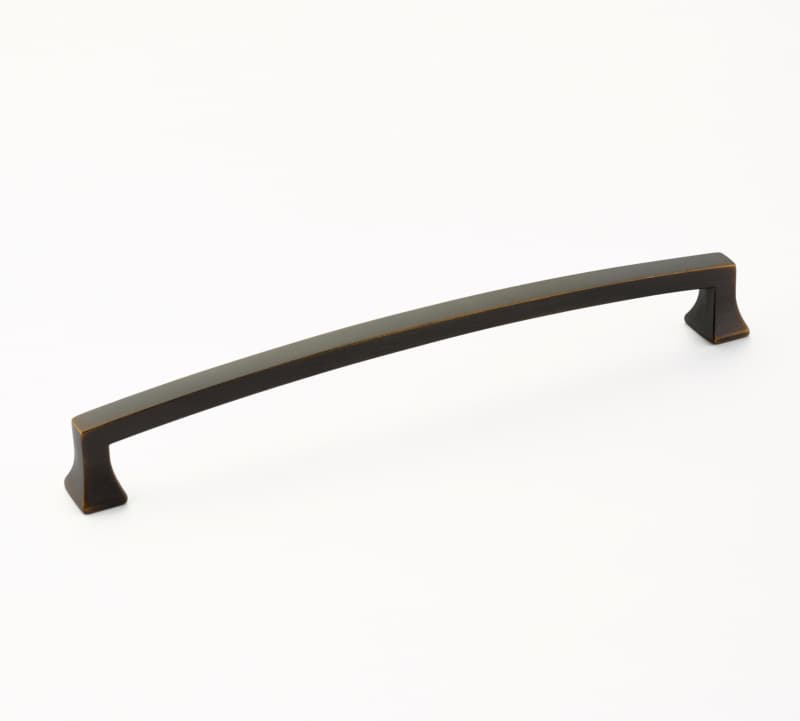8" Menlo Park Arched Cabinet Pull, Ancient Bronze