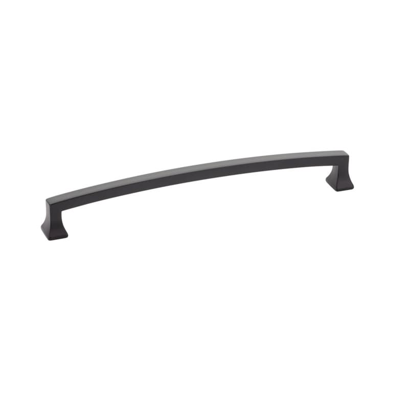 8" Menlo Park Arched Cabinet Pull, Matte Black