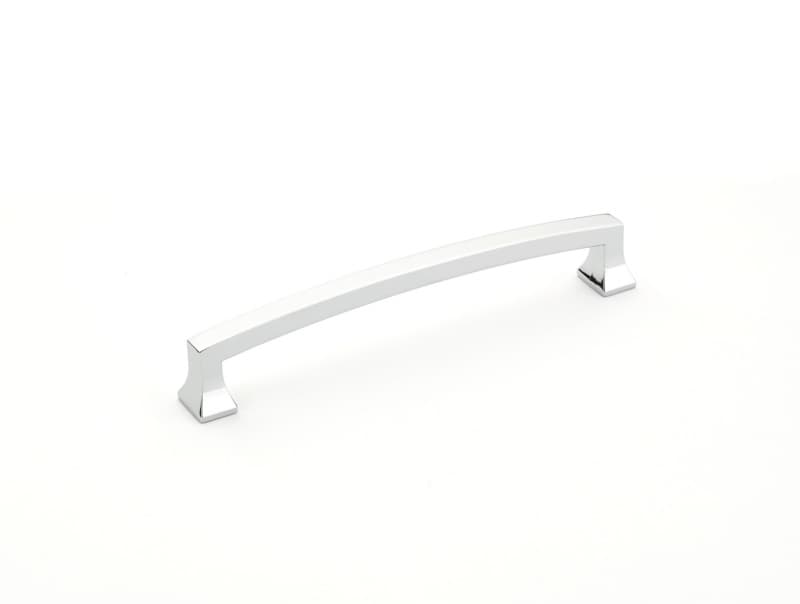 6" Menlo Park Arched Cabinet Pull, Polished Chrome