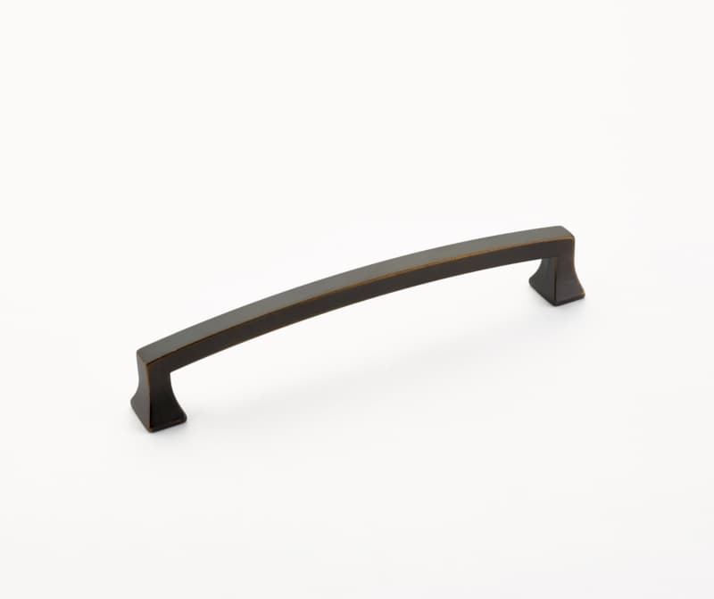 6" Menlo Park Arched Cabinet Pull, Ancient Bronze