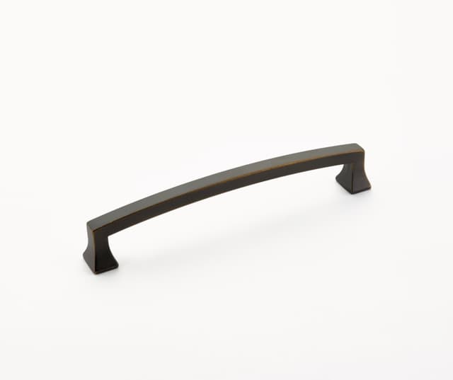 6" Menlo Park Arched Cabinet Pull, Ancient Bronze