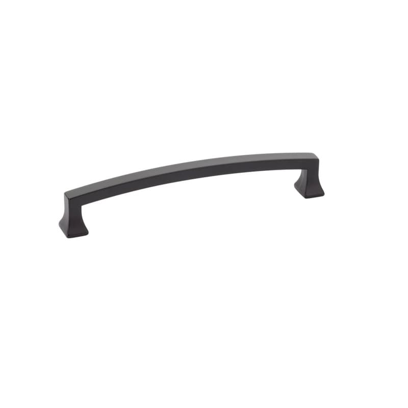 6" Menlo Park Arched Cabinet Pull, Matte Black